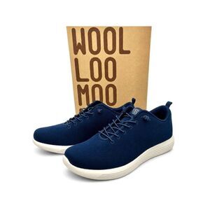 Woolloomooloo Cheviot EU 45 Mens 11.5 Navy Merino Wool Comfort Shoes Sneakers
